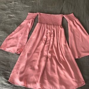 .  Pink strapless dress. NWT.